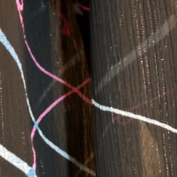 Black Sequin Top with Shear cover 2 piece Sz 1X - Picture 5 of 5